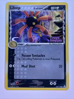 2006 Pokemon EX Holon Phantoms | Lileep | Reverse Holo | Stamped | #68/110 - Image 5