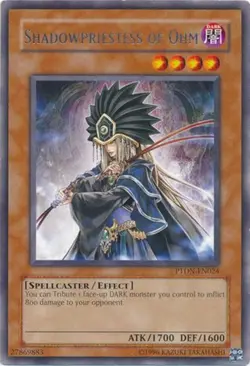 Shadowpriestess of Ohm - PTDN-EN024 - Rare - Unlimited Edition - Lightly Played - Image 1