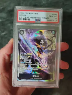 One Piece Brook 2024 Championship Winner PSA 10 Top Prize Extremely Rare - Image 3
