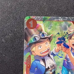 One Piece CCG- Ace & Sabo & Luffy - Carrying On His Will (OP13) SR NM OP13-007 - Image 3