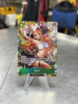 One Piece TCG Nami OP14-031 Alt Art SR The Azure Sea’s Seven English OP14 TCG - Image 1