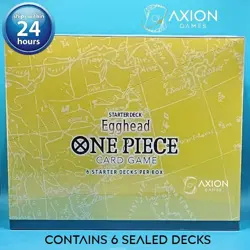 Egghead Starter Deck [ST-29] Display Case [One Piece] New - Sealed - Image 1