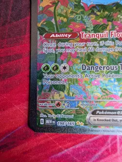 Pokemon TCG Venusaur EX Card 198/165 SV Sir Scarlet & Violet 151 - Image 3