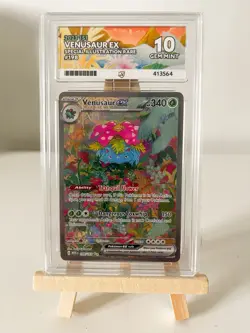 Pokemon TCG Venusaur EX Scarlet & Violet 151 198/165 SIR Ace 10 - Image 1