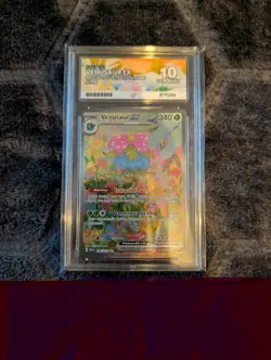 Pokemon TCG Venusaur EX Scarlet & Violet 151 Card 198/165 Sir Ace 10 - Image 1