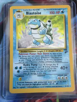 Pokemon TCG Base Set 2 Blastoise Holo Rare Card 2/130 - Image 1