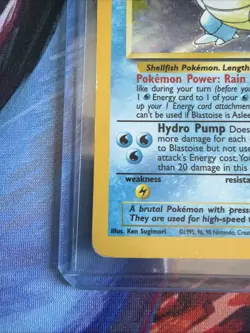 Pokemon TCG Base Set 2 Blastoise Holo Rare Card 2/130 - Image 5