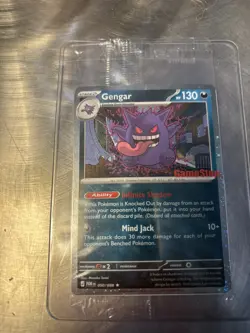 *SWIRL* middle right! Gengar 050/088 GameStop Promo Pokemon card - Image 1