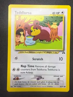 Teddiursa 65/75 | Neo Discovery | Pokemon Card | NM - Image 1