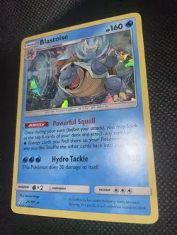 Blastoise 25/181 Deck Exclusives Cracked Ice Holo Rare English Pokemon TCG Card - Image 2