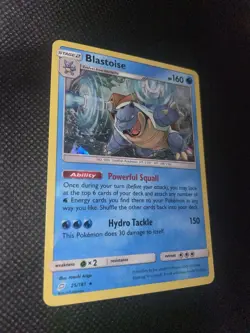Blastoise 25/181 Deck Exclusives Cracked Ice Holo Rare English Pokemon TCG Card - Image 3