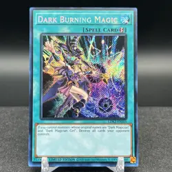 Dark Burning Magic LDK2-ENS05 Limited Edition Secret Rare Yugioh Card - Image 1
