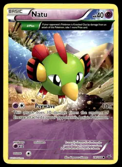 XY - Roaring Skies #28/108 Natu (28 Delta) Pokemon Card - Image 1