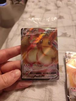 Pokemon TCG Eevee VMAX SWSH087 Black Star Promo NM SEALED X 4 Cards - Image 2