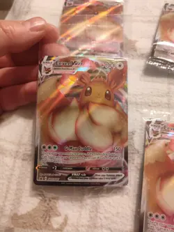 Pokemon TCG Eevee VMAX SWSH087 Black Star Promo NM SEALED X 4 Cards - Image 4