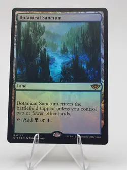 MTG Outlaws of Thunder Junction Botanical Sanctum Foil #0267 NM - Image 1