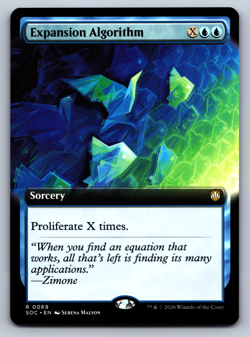 Expansion Algorithm Extended Art Commander - MTG Secrets of Strixhaven - Image 1