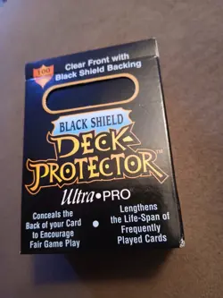 Ultra Pro Black Shield Deck Protector 100 Sleeves Rembrandt Vintage 1996 - Image 1