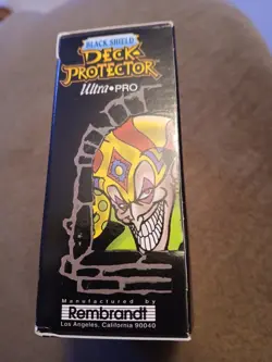 Ultra Pro Black Shield Deck Protector 100 Sleeves Rembrandt Vintage 1996 - Image 2