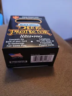 Ultra Pro Black Shield Deck Protector 100 Sleeves Rembrandt Vintage 1996 - Image 4