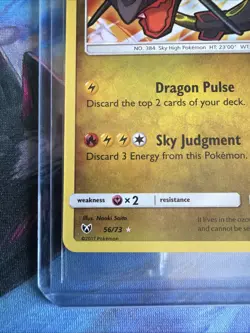 Pokemon Shining Rayquaza 56/73 Shining Legends Holo - Image 5