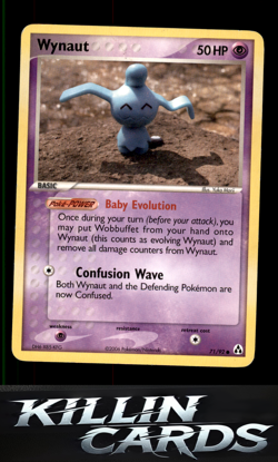 Wynaut 71/92 Pokemon Common Legend Maker Card LP - Image 1