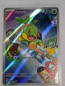 Pokemon TCG Turtwig Holo MEG Promo Card 040 Near Mint - Image 1