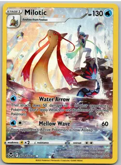 Milotic TG02/TG30 Holo Silver Tempest Trainer Gallery Pokemon NM - Image 1