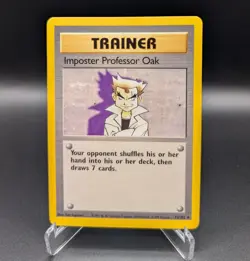 Imposter Professor Oak - 73/102 - Base Set Rare - NM - Pokemon TCG WOTC Vintage - Image 1