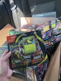 Pokemon TCG ETB MYSTERY BUNDLE!!!+ 4PACKS+ 3-PACK BLISTER + TIN+ MORE!! - Image 2