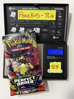 (HEAVY)🔥 22.60g Pokemon TCG Perfect Order Booster Pack Factory Sealed✅ - Image 1