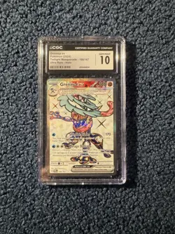 Greninja ex - 198/167 - Ultra Rare - Twilight Masquerade - Pokemon - CGC 10! - Image 1