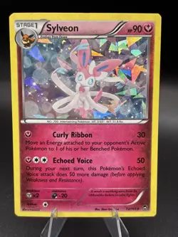 Pokemon Sylveon cracked ice holo Rare Deck Exclusives 072/111 2014 English - Image 1