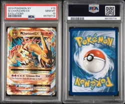 PSA 10 Gem Mint 2016 POKEMON XY EVOLUTIONS #13 M CHARIZARD EX - Image 2