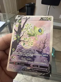 Pokemon TCG Celebi v 245/264 Fusion Strike Alternate Art Rare Holo Nm/M - Image 1