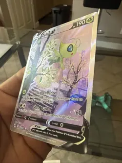 Pokemon TCG Celebi v 245/264 Fusion Strike Alternate Art Rare Holo Nm/M - Image 2