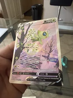 Pokemon TCG Celebi v 245/264 Fusion Strike Alternate Art Rare Holo Nm/M - Image 4