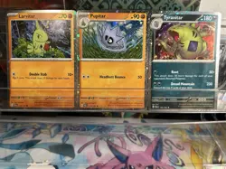Pokemon TCG Cosmos Holo Larvitar, Pupitar, Tyranitar Evolution Lot NM Condition - Image 1