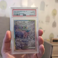 PSA 10 Pokemon Japanese Terastal Festival Espeon EX SAR 211/187 - Image 1