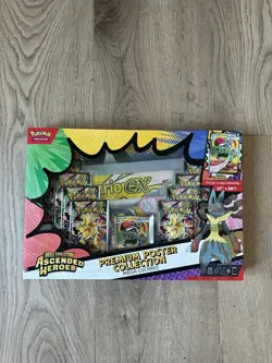 Pokemon TCG: Mega Evolution Ascended Heroes Premium Poster Collection Lucario - Image 1