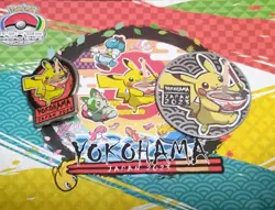 2023 POKEMON WORLD CHAMPIONSHIPS YOKOHAMA JAPAN SWAG LOT PIN COIN & PROGRAM - Image 1