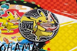 2023 POKEMON WORLD CHAMPIONSHIPS YOKOHAMA JAPAN SWAG LOT PIN COIN & PROGRAM - Image 4