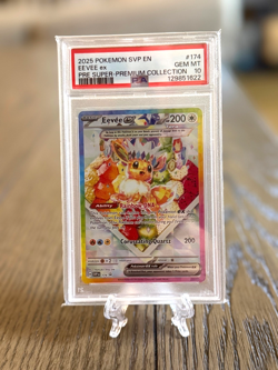 Pokemon Eevee ex Prismatic Evolutions Super-Premium Coll Promo SVP EN 174 PSA 10 - Image 1