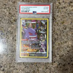 2022 Pokemon Swsh FA/Gengar Lost Origin Psa 6 - Image 1