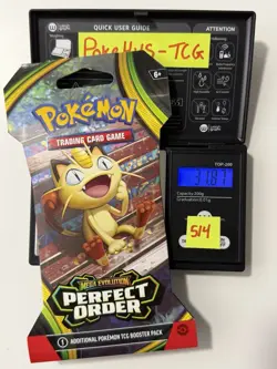 (VERY HEAVY)🔥 31.87g Pokemon Perfect Order Sleeved Booster Pack Factory Sealed✅ - Image 1