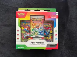 Pokemon TCG First Partner Illustration Collection Series 1 New Sealed - Image 1