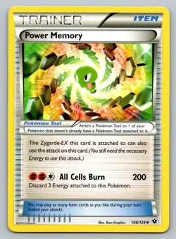 Power Memory 108/124 Uncommon Fates Collide Pokemon Lightly Played - Image 1