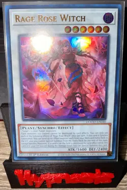 Yu-Gi-Oh! Rage Rose Witch 1st ED. Ultra Rare! #DOOD-EN040 - NM/M - Image 1