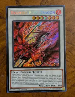 Bramble Rose Dragon DOOD-EN039 Secret Rare 1st Edition Near Mint Yu-Gi-Oh! - Image 1