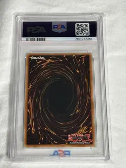 2002 Yugioh Jinzo PSV-000 Secret Rare PSA 9 MINT - Image 2